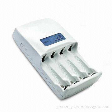 Standard Battery Charger with LCD Display and 4 Independent Charging Channels